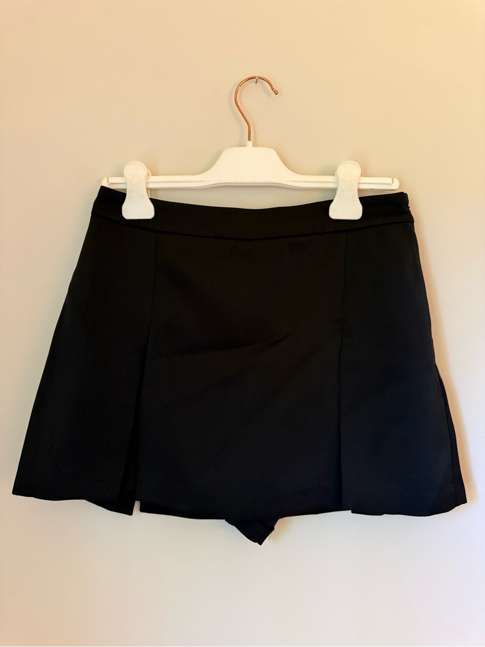 English Factory Black A-Line Skort Shorts